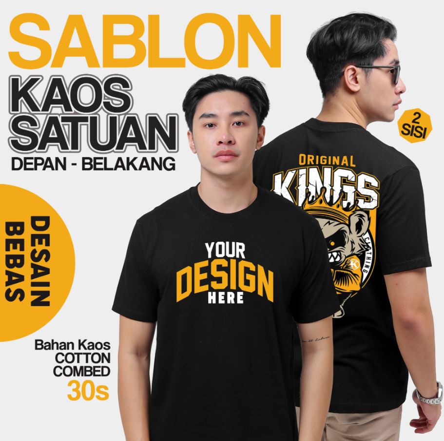 SABLON KAOS PDK