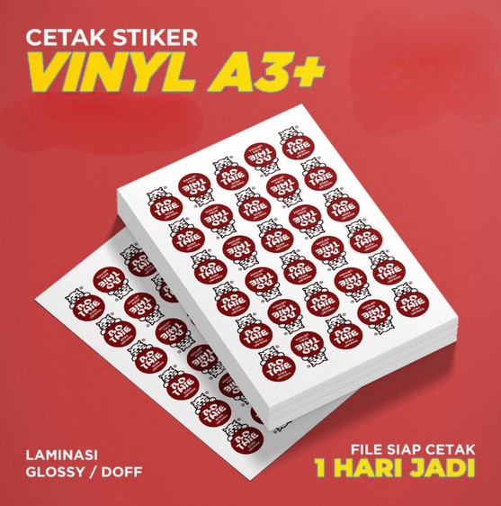 STIKER VINIL / TRANSFARANT